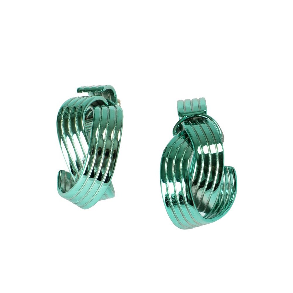 Scuderia Ferrari Mint Round Circuit Earrings Racing Capsule